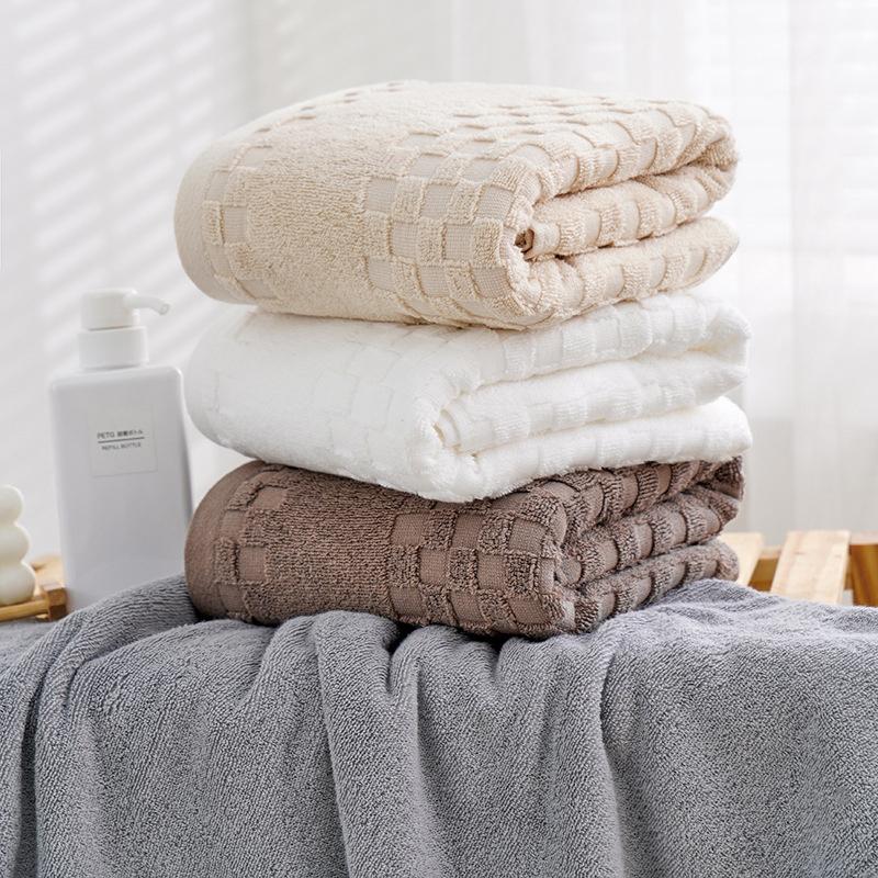 100%pure Cotton Towel, Enlarged and Thickened Bath Towel, Quick Drying Hand Wash Face Towel, Bathroom, Family Hotel, Adult Apron