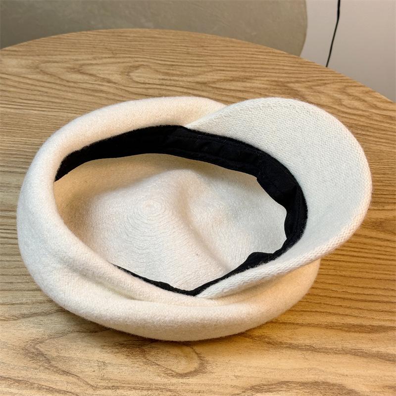 Vintage Britisk Caps Beret Høst og Vinter Ny Casual Malerberet