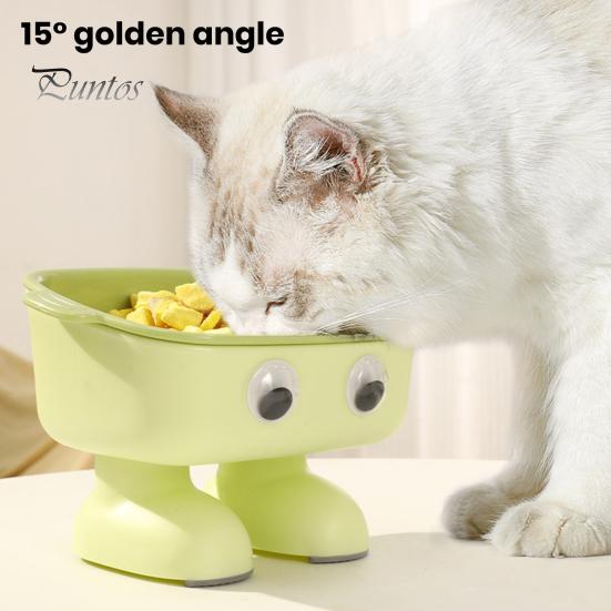 

Миска для домашних животных, защита для шеи, миска для кошачьей еды, легко чистящаяся, съемная двойная миска, посуда для кормления кошек, товары для домашних животных