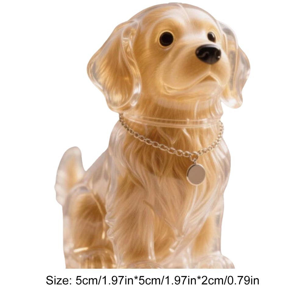 Dogs Hair Storage Pendant Cute Keychain Bag Pendant Couple Car Key Chains Jewelry Souvenir Collection Gift Decor Dog Accessories