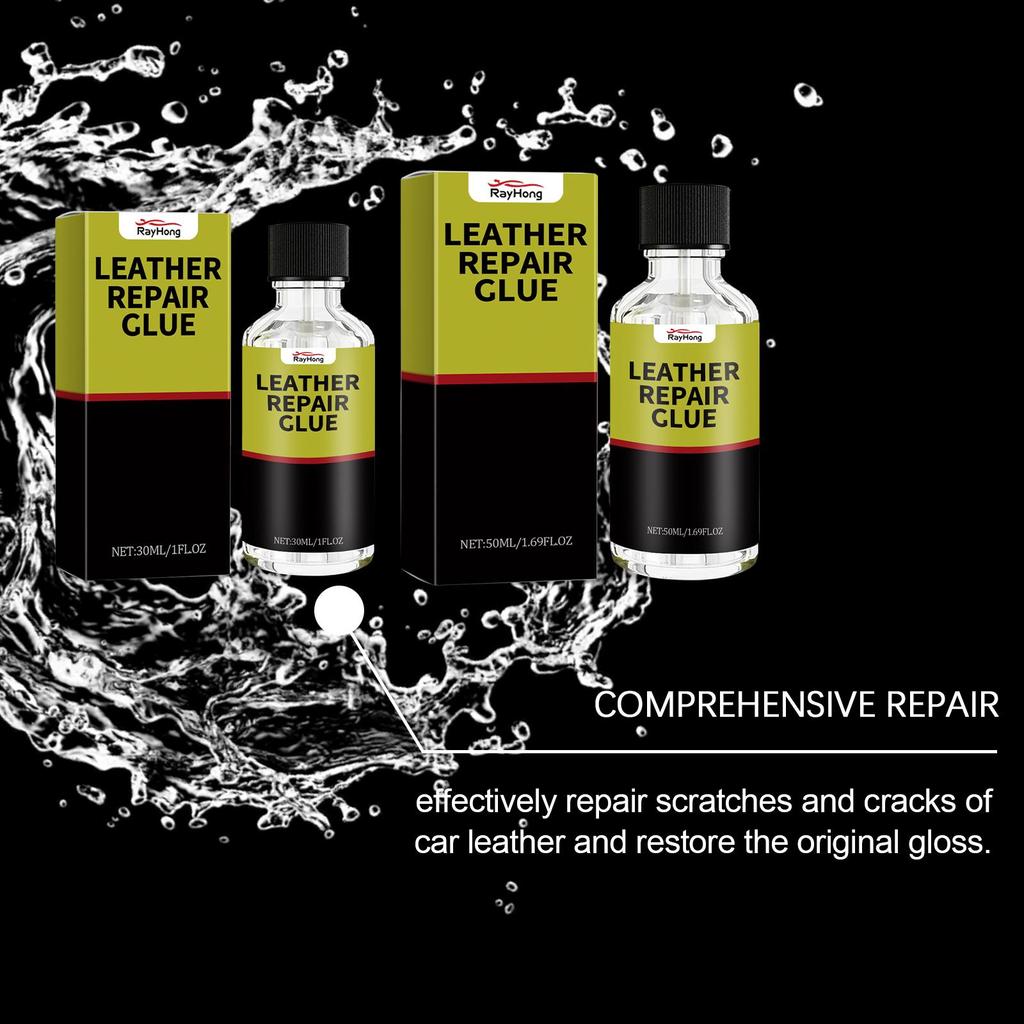 Rayhong Automotive Leather Repair Fluid Repair scratches and cracks restore glossy wear-resistant leather repair adhesive