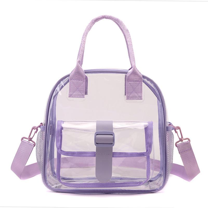Sac de voyage transparent en PVC avec caractéristiques imperméables pour les voyages décontractés et les événements