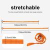 Kayak Paddle Leash Adjustable Stretchable Strap Elastic Kayak Paddle Rope for Canoing Fishing Boating