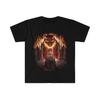 Unisexowy miękki bawełniany T-shirt. Zespół Ghost