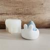 Silicone Candle Holder Molds Rabbit Shape Candlestick Silicone Molds for Candle Tealight Holder Gypsum Silicone Mold