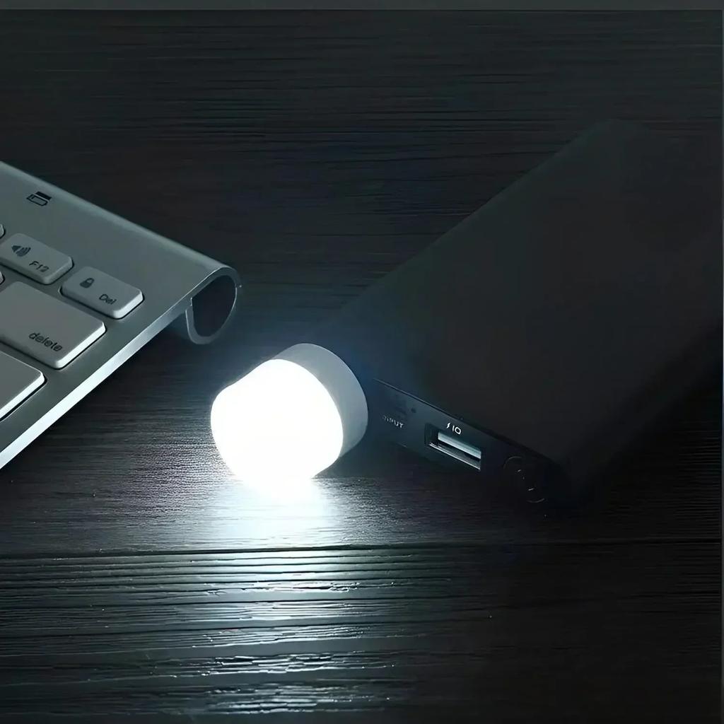 50/2Pcs Portable Mini Night Light Eye Protection USB Plug LED Lamps Book Reading Lights Computer Mobile Power Plug-in Night Lamp