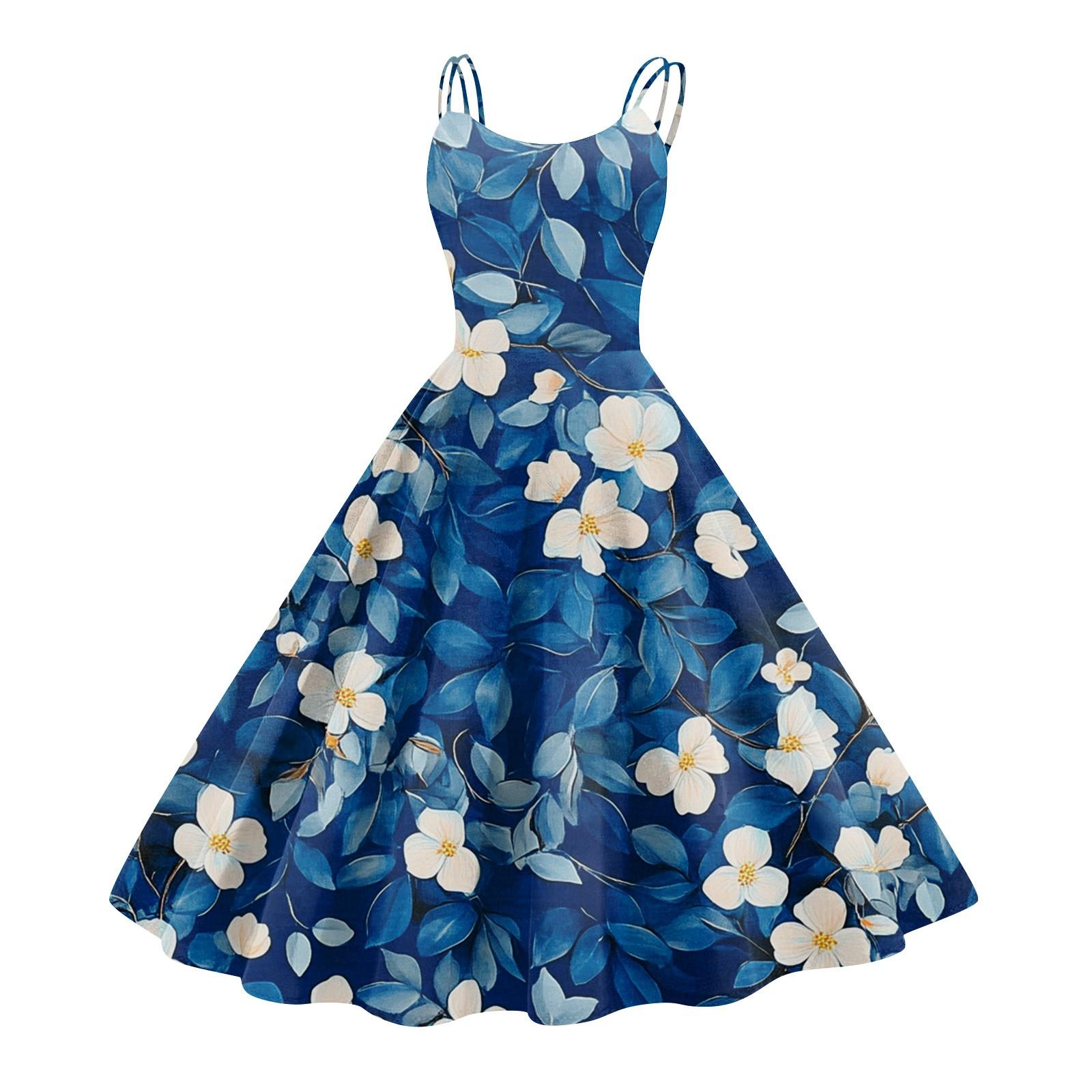 Женское повседневное модное платье с цветочным принтом, сексуальное с открытыми плечами, панк-ретро платье, ретро платье XXL