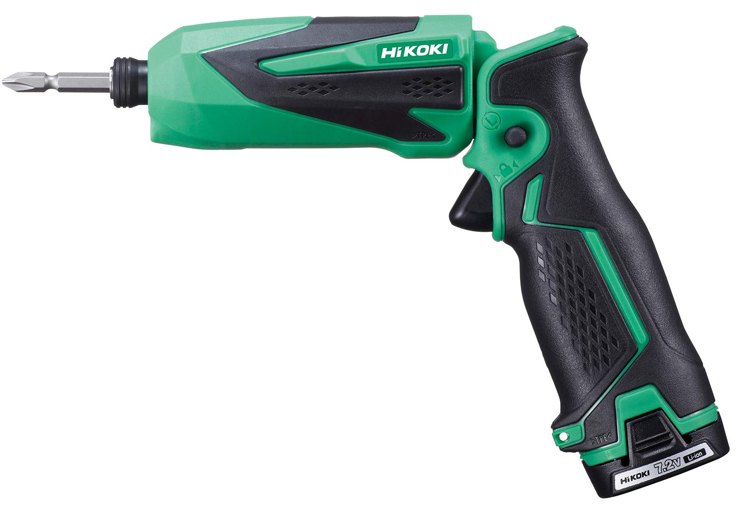 

HiKOKI Hitachi Аккумуляторный ударный шуруповерт Quick Spare и кейс (ранее Коки) Дрель 7,2 В, Аккумуляторная, Литий-ионный аккумулятор 1,5 Ач, Зарядное устройство, Аккумулятор, В комплекте, зелёный