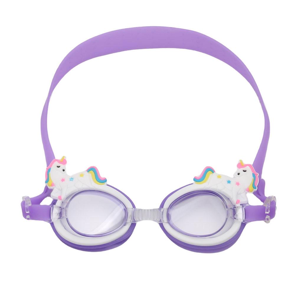 Children's Cartoon Unicorn and Crab Waterproof Swimming Goggles - High Definition Cute Glasses