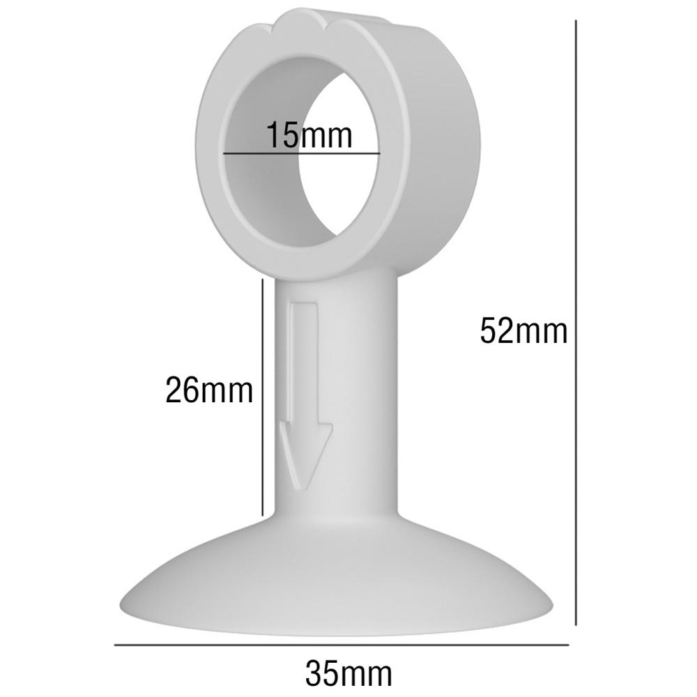 3cps Silicone Door Stoppers Anti-Collision Door Handle Cover Door Handle Bumper  Protecting Wall