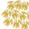 100 Pieces Artificial Calla Lily Stamens Lotus Flower Parts Art Arrangement DIY Cores