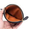 Yocipa Genuine Leather Cat Coin Purse, Women's Mini Wallet, Neck Pouch, Leather Coin Case, Multifunctional, Compact Neck Wallet with Strap, Cute