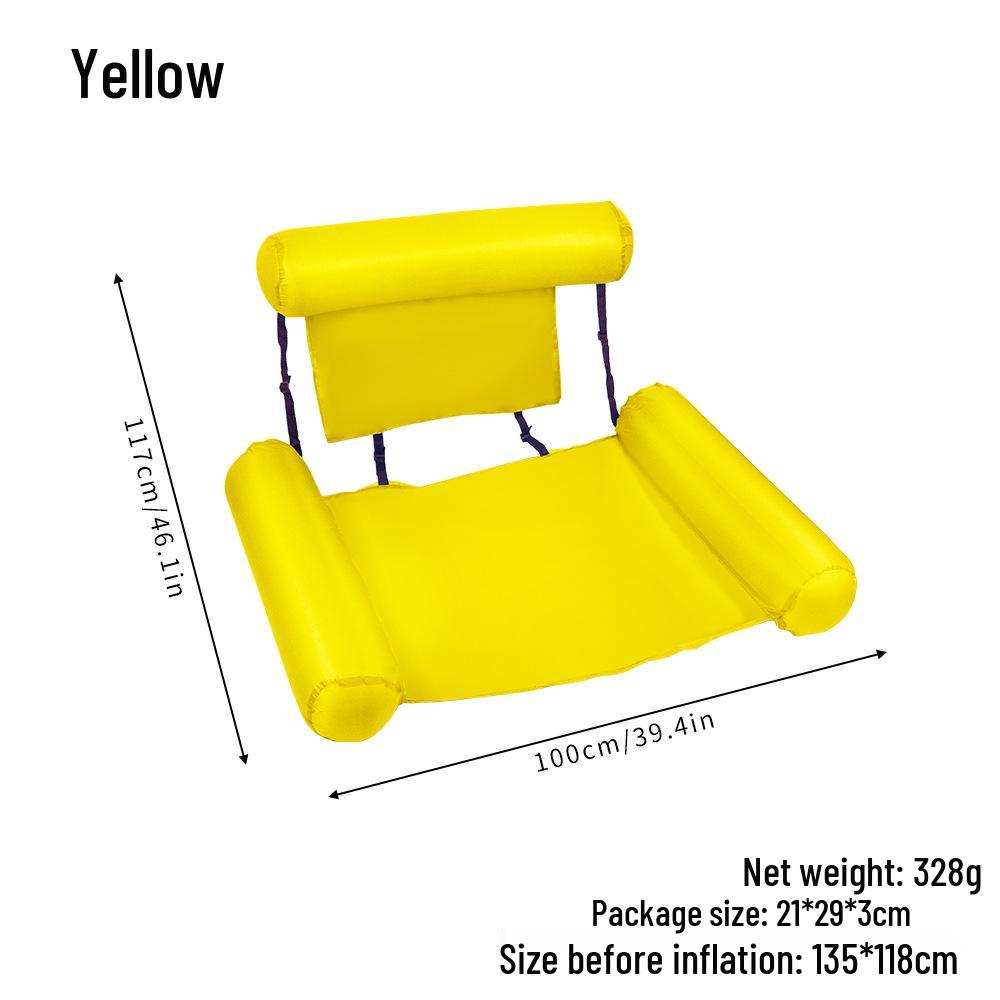 Cross-Border Inflatable Water Bed: New Striped Float & Hammock Lounge Chair for Water Sports