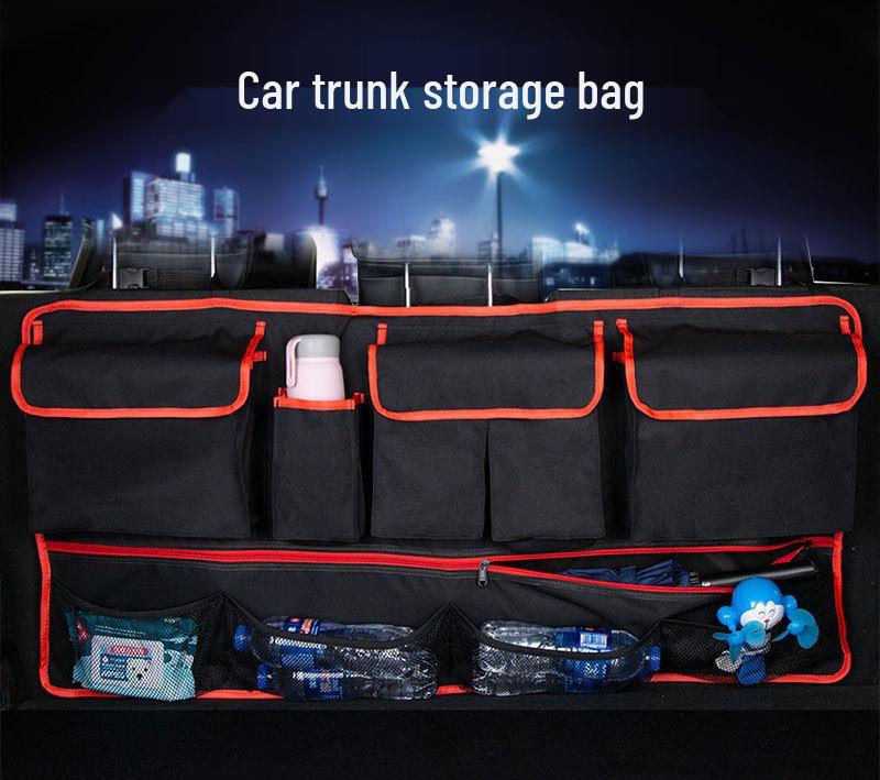 Multi-functional Car Seat Back Storage Box and Organizer