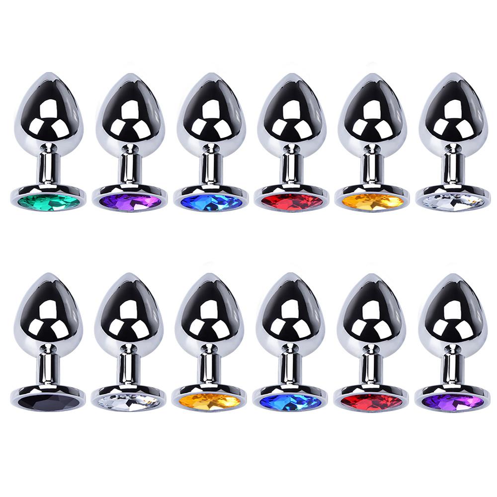 Sex Vibrator Metal Anal Toys For Women Adult Sex Products Men Butt Plug Stainles Steel Anal Plug Sex-toy Anal DildoToys 7