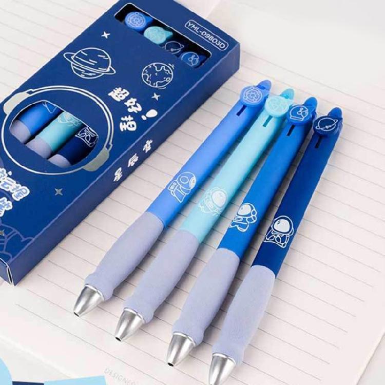 Retractable Gel Pen Comfortable Grip for Student Reward, 0.5mm Tip, Smooth to Write for Christmas Stocking Fillers
