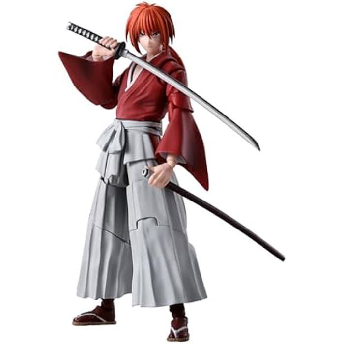 Figurine - TAMASHII NATIONS - Kenshin Himura - 13,5 cm - Rurouni Kenshin - S.H. Figuarts