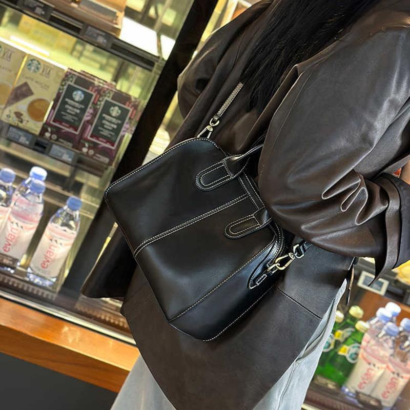 Geantă de mână nouă din piele cu capacitate mare, geantă mare