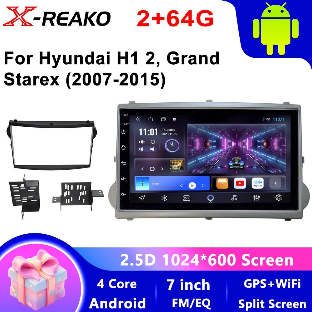 Android Auto Car Radio For Hyundai H1 Grand Starex TQ 2007 - 2015 Multimedia Video Player Stereo GPS Navigation Carplay 2 Din