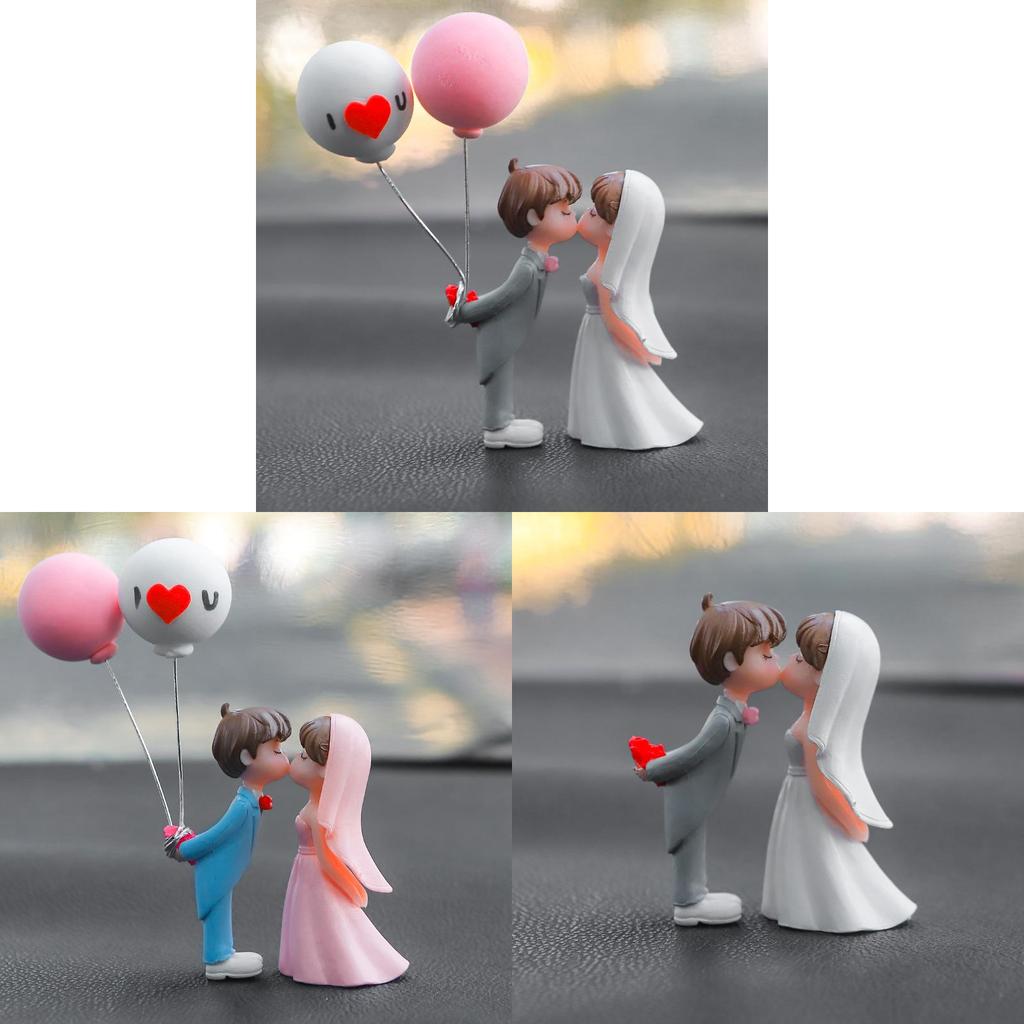 Cute And Creative Couple Decoration For Car Interior New Trendy Cartoon Style Mirror Pendant For Girls