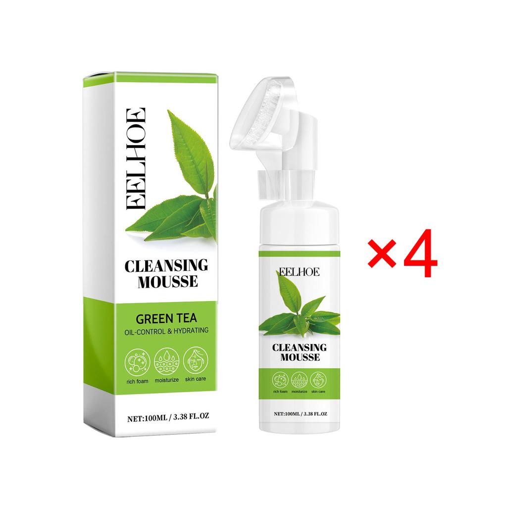 Green Tea Cleansing Mousse Deeply Cleanses The Face Removing Dirt Shrinking Pores Refreshing Non-irritating Oil Control Cleanser