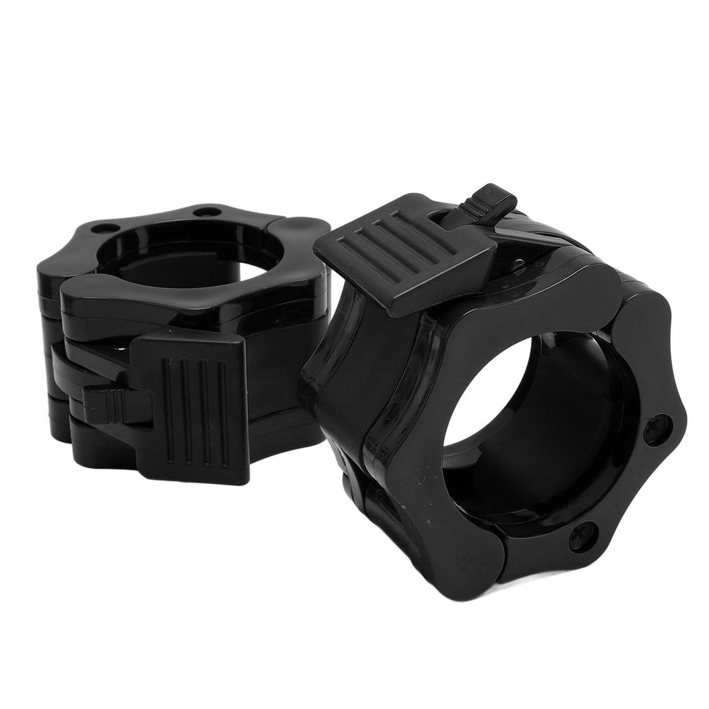 1 Pair Barbell Clamps Collars Adjustable Quick Release Professional Locking Weight Clips for