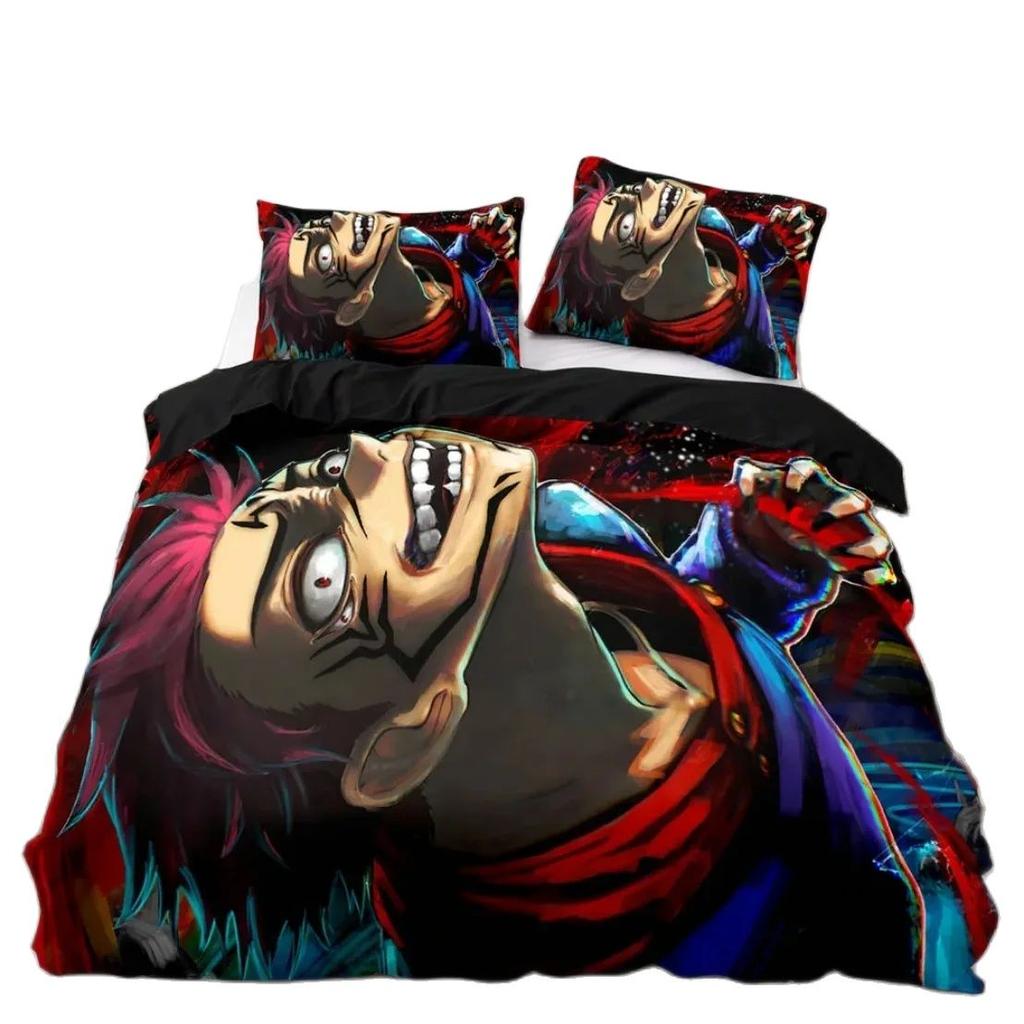 Jujutsu Kaisen Bedding Set,Satoru Gojo Bedding Set for Teenagers Boys Adults,Anime Famous Duvet Cover Sets Twin Queen King