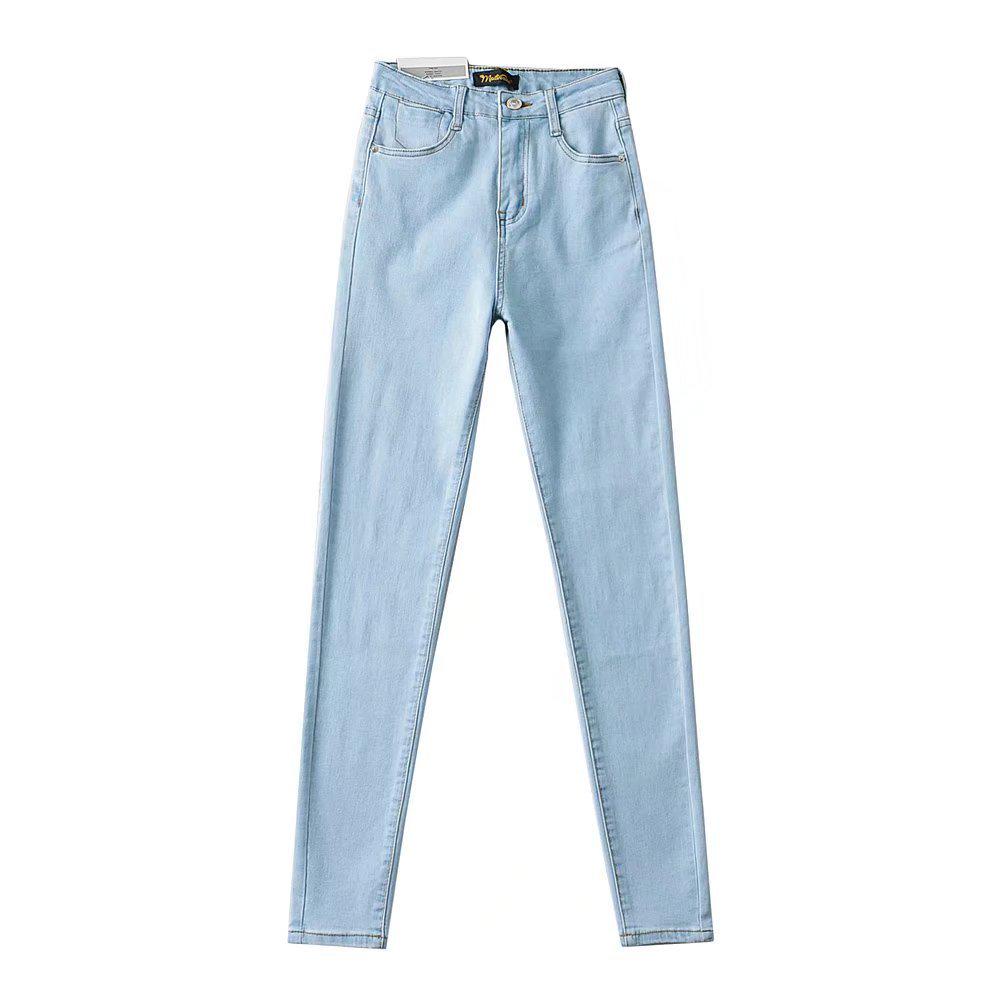 

YPFF Женские брюки-карандаш с высокой посадкой и облегающего кроя - Осень/Зима Джинсы с эффектом лифтинга бедер 8205 S