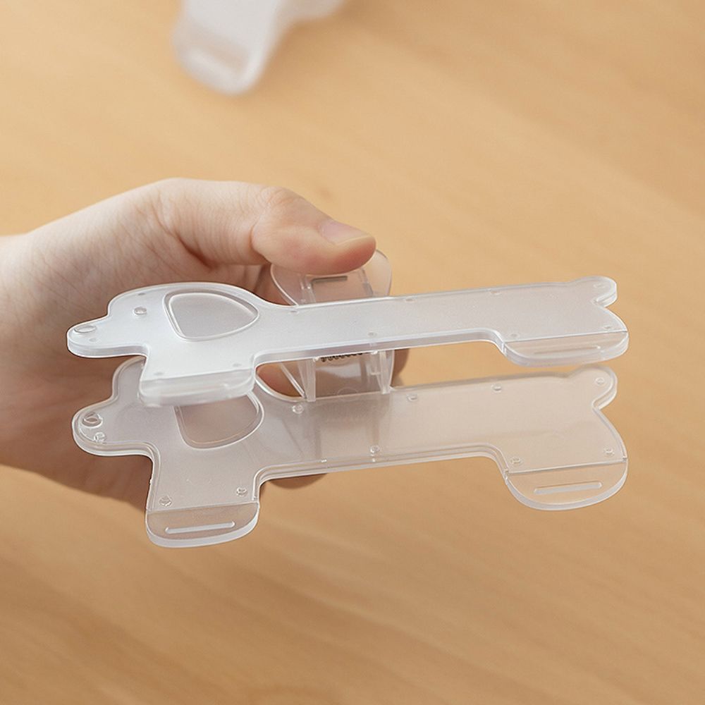 Cute Cat Fixed Book Clips Reading Aid Bookmark Portable Plastic Book Clip  Office