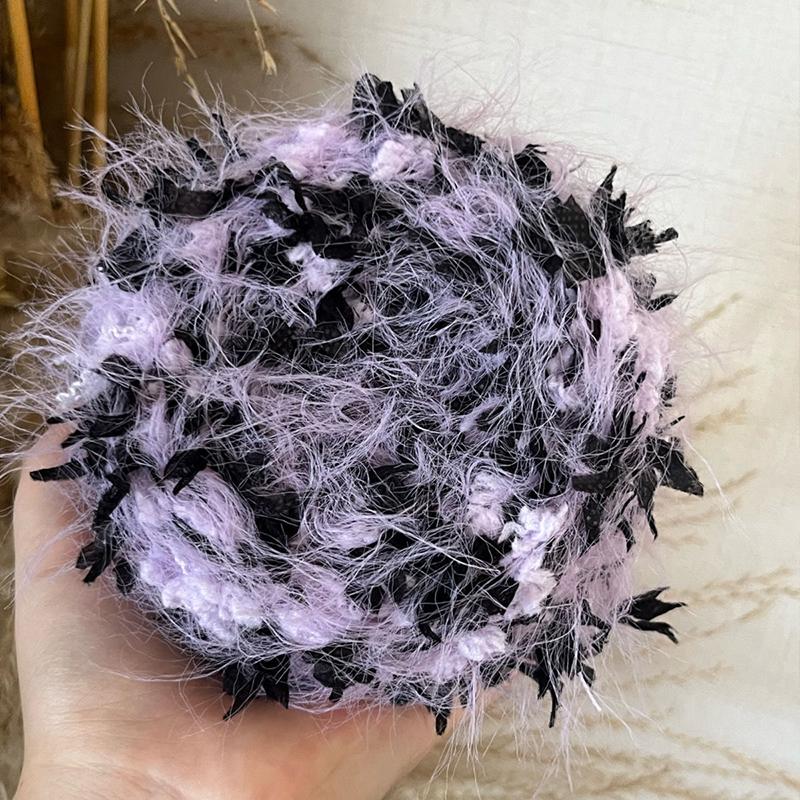 DIY Knitting Wool Soft Mixed Yarn Knitting Scarves Multi-Color Mix Weaving Mixed Floral Cute Knitting Pastoral Style 50g
