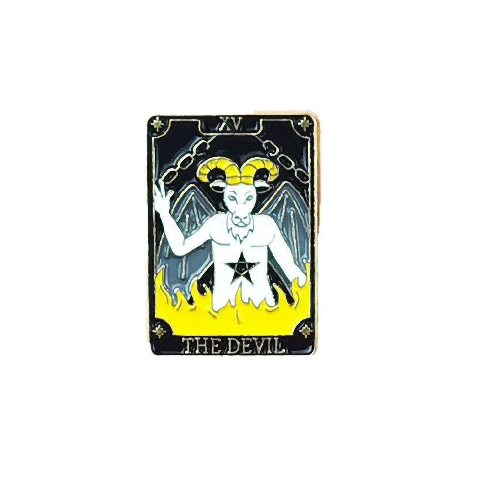 Card Series Brooch Pin for Backpack Decoration