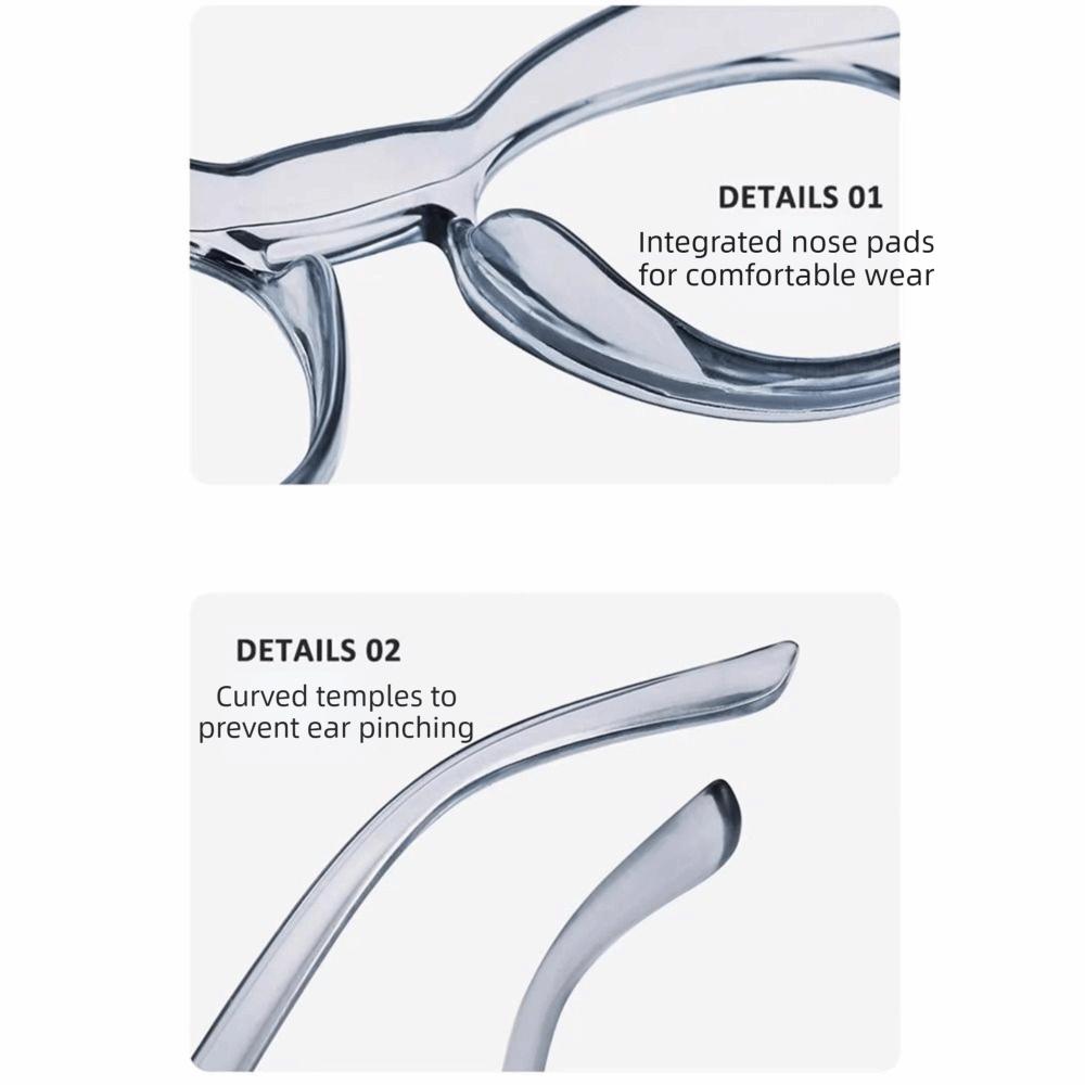 Side Shields Safety Glasses Blue Light Blocking Protective Spectacles Cycling Eye Protector Work