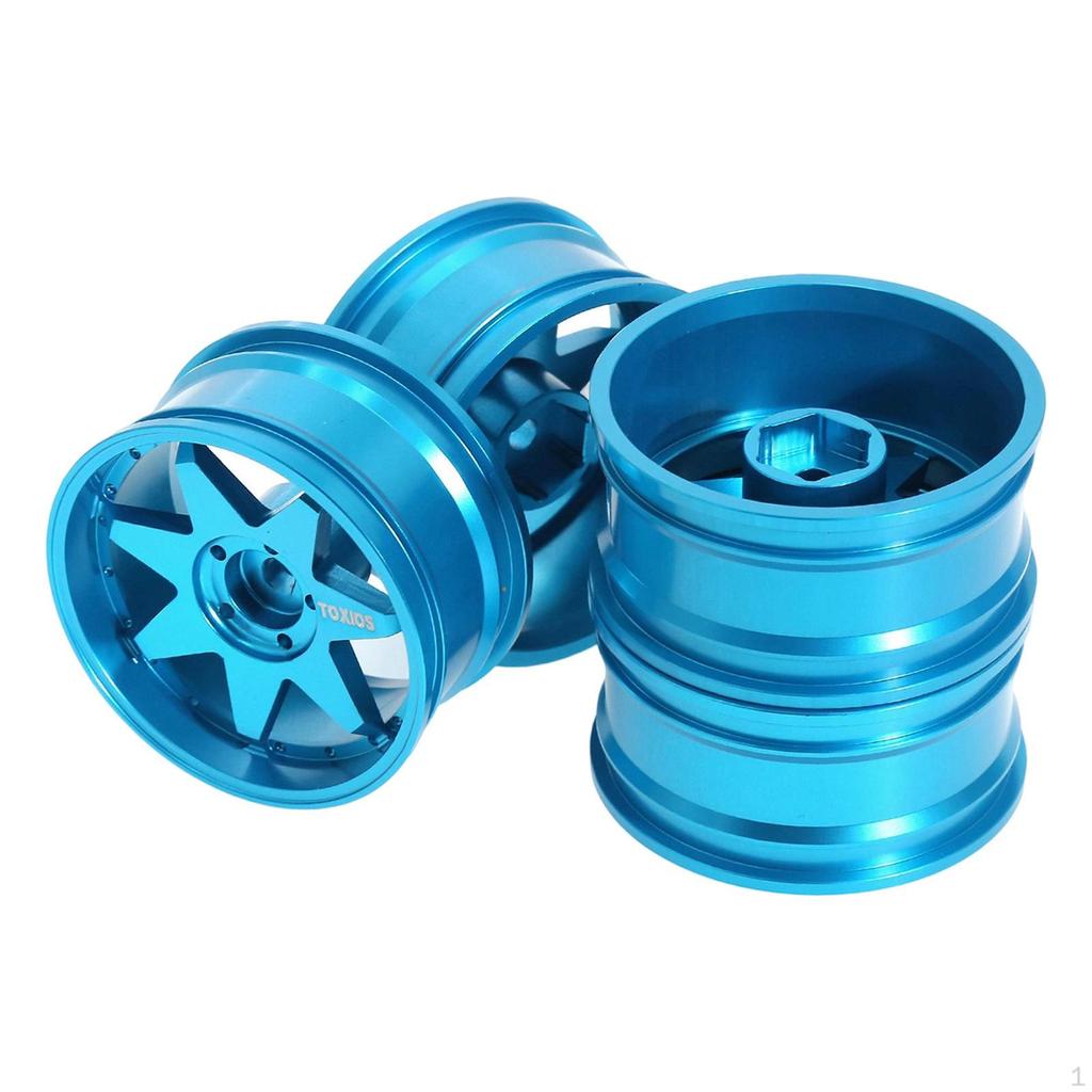 1/10 Scale RC Car Wheel Rims Accessories Replacement Modification Remote Controlled