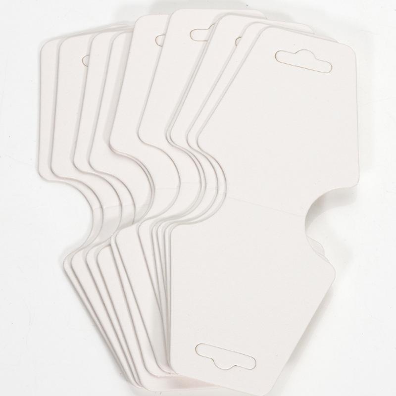 Kraft Paper Jewelry Card for Earrings and Necklaces - 2.5x3.5cm