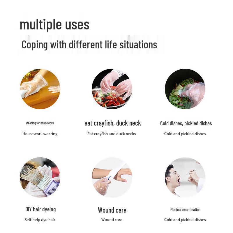 Yongduo Einweg-PE-Handschuhe