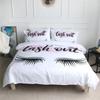 Beauty Eyelashes Duvet Cover Queen For Girls Woman Eyes Pattern Design Comforter Cover Modern Lovely Sexy Eyelashes Bedding Set
