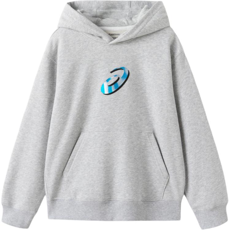 New Asics Sweatshirt Heather Gray Teenagers 333231213041-8875