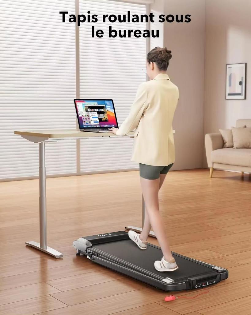 2026 New Treadmill  TP2 2-in-1 Foldable Treadmill for Home 12km/h Speed, 7% Incline, 2.5HP Motor, Dual LED Display, App Control & Speaker