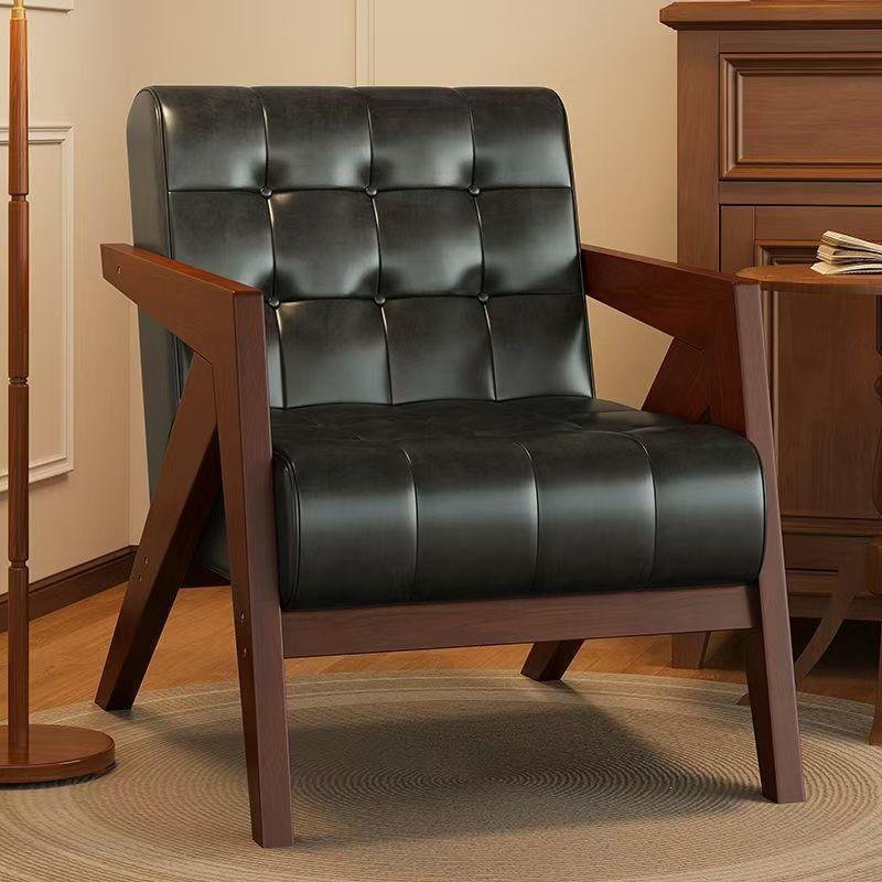 Modern Minimalist Luxury Single Sofa Chair for Living or Study Room