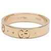 GUCCI Finished K18 GG Icon Slim Ring ring Yellow GoldUsed