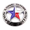 3D Metalowa Srebrna Edycja Logo Samotnej Gwiazdy Tylna Klapa Błotnik Emblemat Odznaka Naklejka dla Jeep Wrangler Compass Dodge Ram 1500 2500