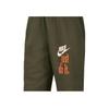 Nike Club Fleece-Jogginghose mit Buchstaben-Print, elastischer Bund, lässige Strick-Jogginghose für Kinder, Khaki, FD2934-326