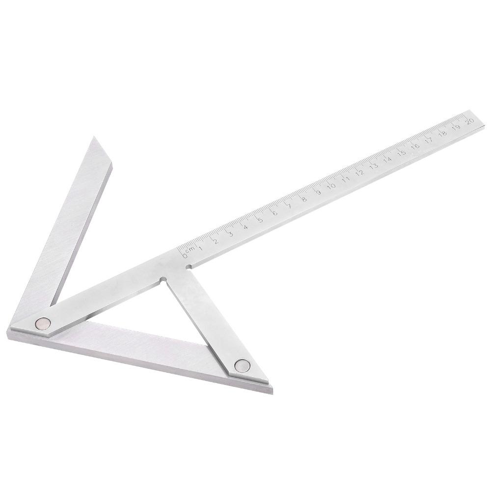 Stainless Steel Center Finder Tool High Accuracy Measuring Tool Woodworking Ruler Tool  Woodworking
