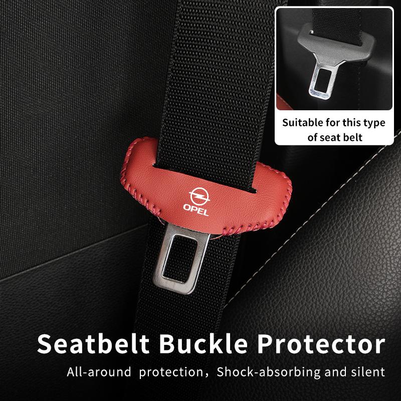 2/5pcs Car Seat Belt Buckle Anti-scratch Protector Cover For Opel Corsa Astra Insignia Vectra Zafira Meriva Mokka Grandland