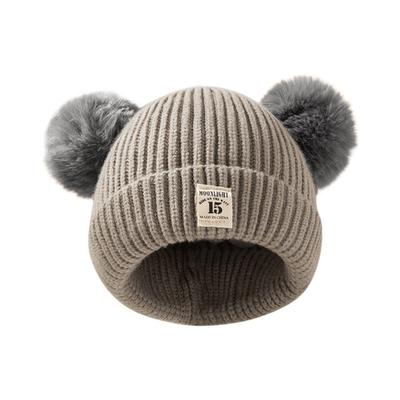 Baby Kleinkind Kinder Für Jungen Mädchen Mütze Puppe Gestrickte Winter Warme Mützen