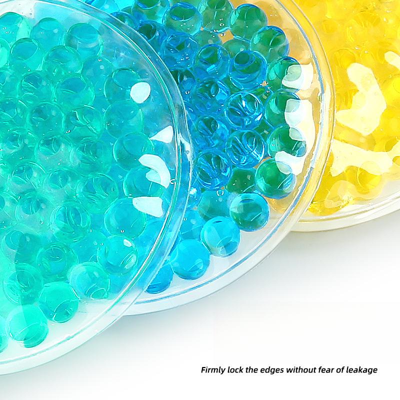 Unisex Solid Color Round Gel Beads Hot and Cold Ice Pack Eye Protection Face Hot Ice Pack Reusable
