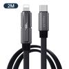 KUULAA 2 In 1 60W PD Data Cable Fast Charging Cable USB C To Type C/Lighting Suitable for Iphone Samsung Xiaomi Fast Charging