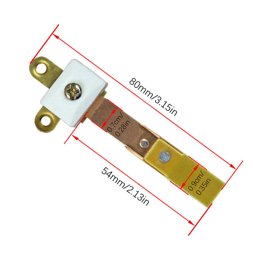 2 Stück Reiskocher Kontaktschalter Hochleistungs-Kontakt T-Schalter Kontaktschalter Universelle Reiskocher Schalterbaugruppe