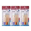 3 Set Nylon Hair Painting Brush Artist Paint Brush Watercolor Acrylic Paint Brush Drawing Supplies for Oil Painting