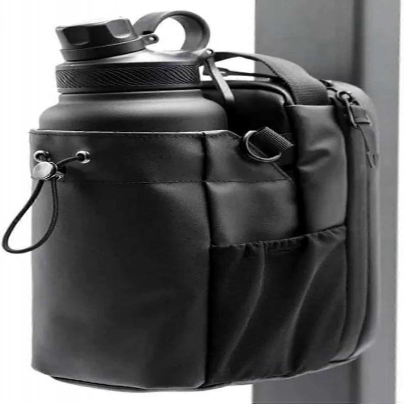 Magnetická taška přes rameno do posilovny Černá Velká Oxfordská látka Zapínání na zip Nastavitelný popruh pro posilovnu Sport Cestování